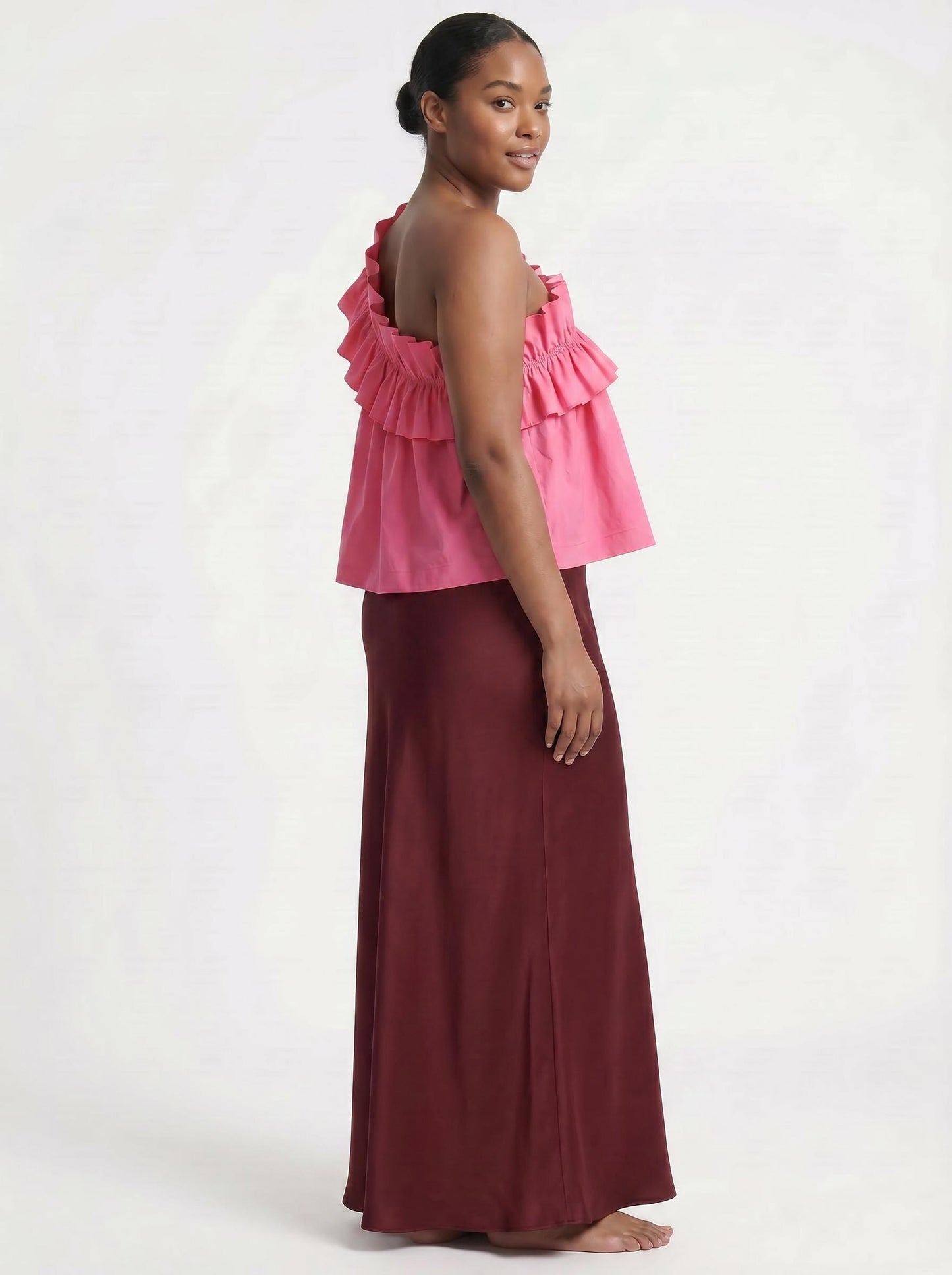 Adjustable Ruffle Top — Happy Vibe