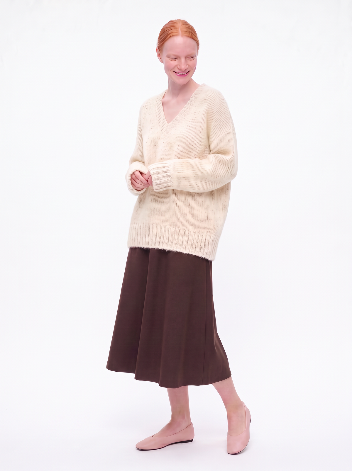 Chunky Sweater V — Soft Hug