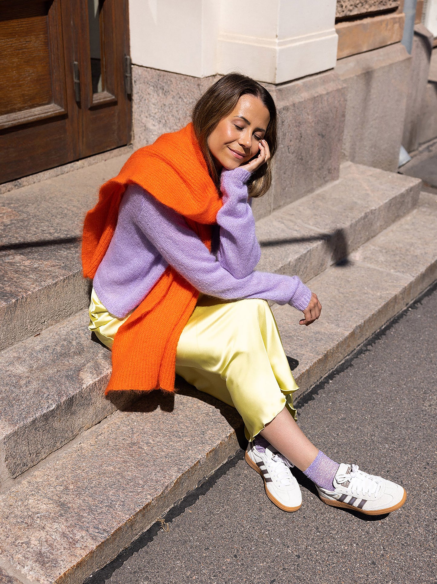 Cardigan O - Lavender Lush