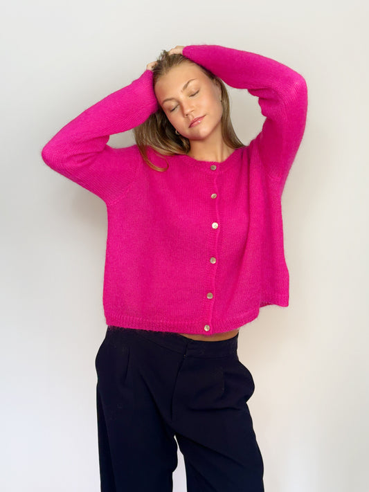 Cardigan O - Think Pink