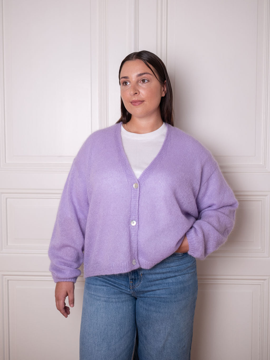 Cardigan V - Lavender Lush