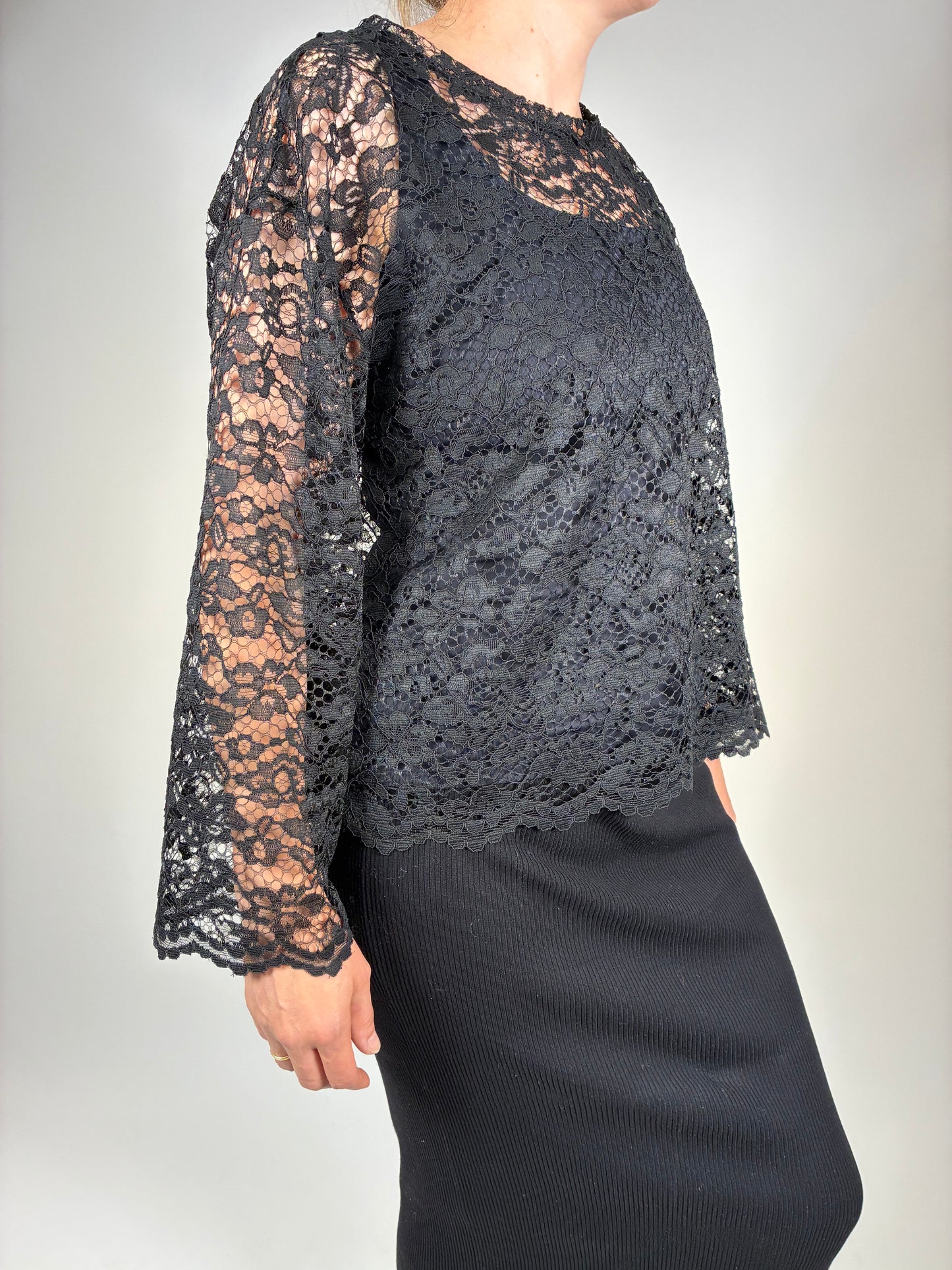 Relaxed Lace Long Sleeve — Forever Friends