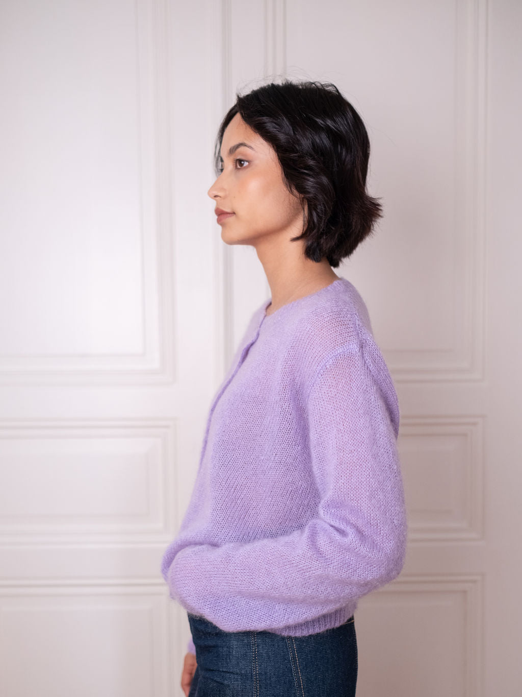 Cardigan O - Lavender Lush