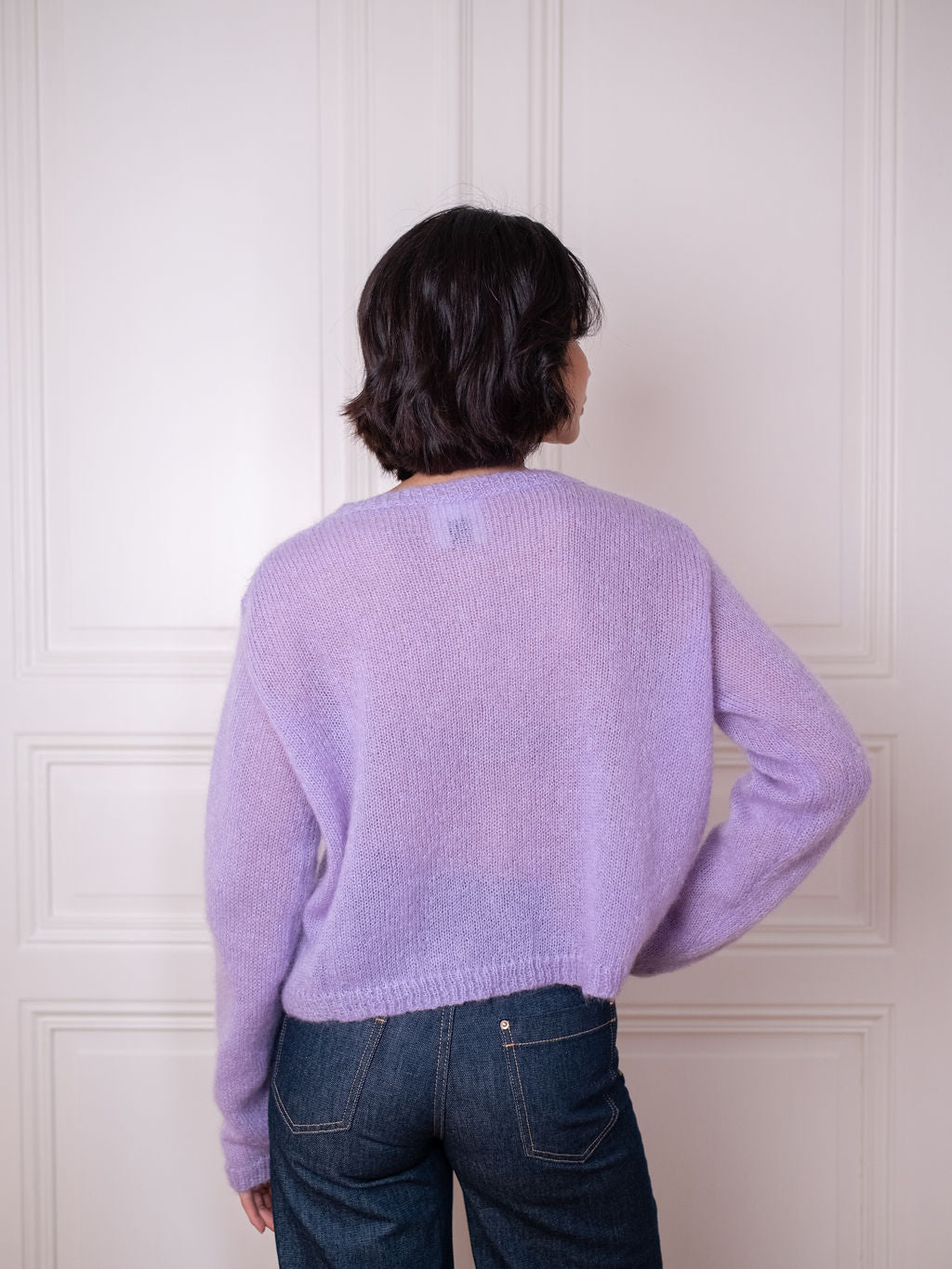 Cardigan O - Lavender Lush
