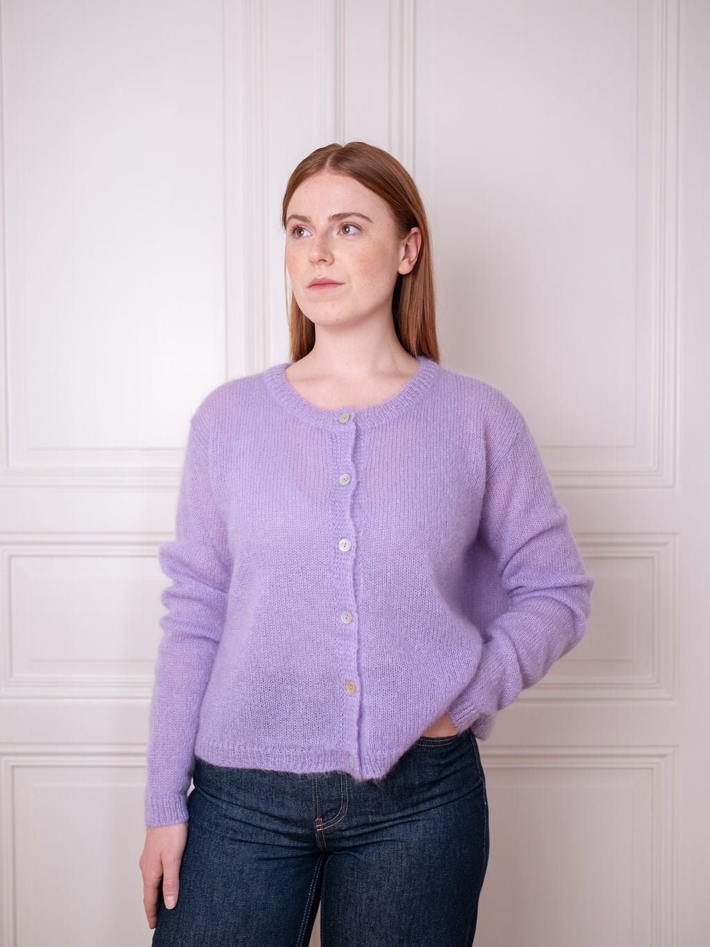 Cardigan O - Lavender Lush