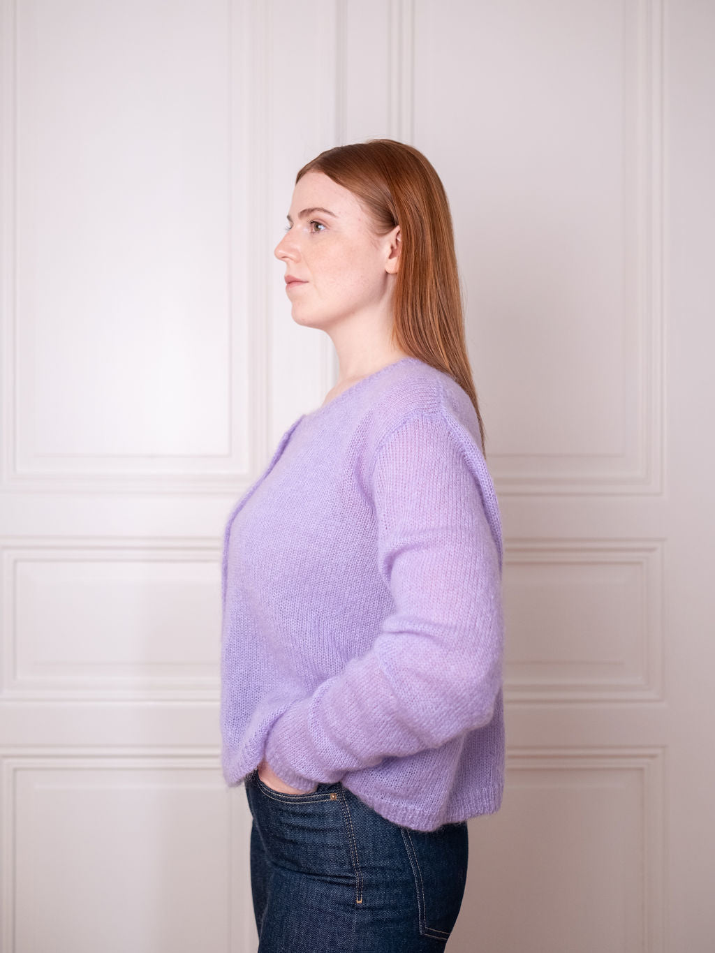 Cardigan O - Lavender Lush