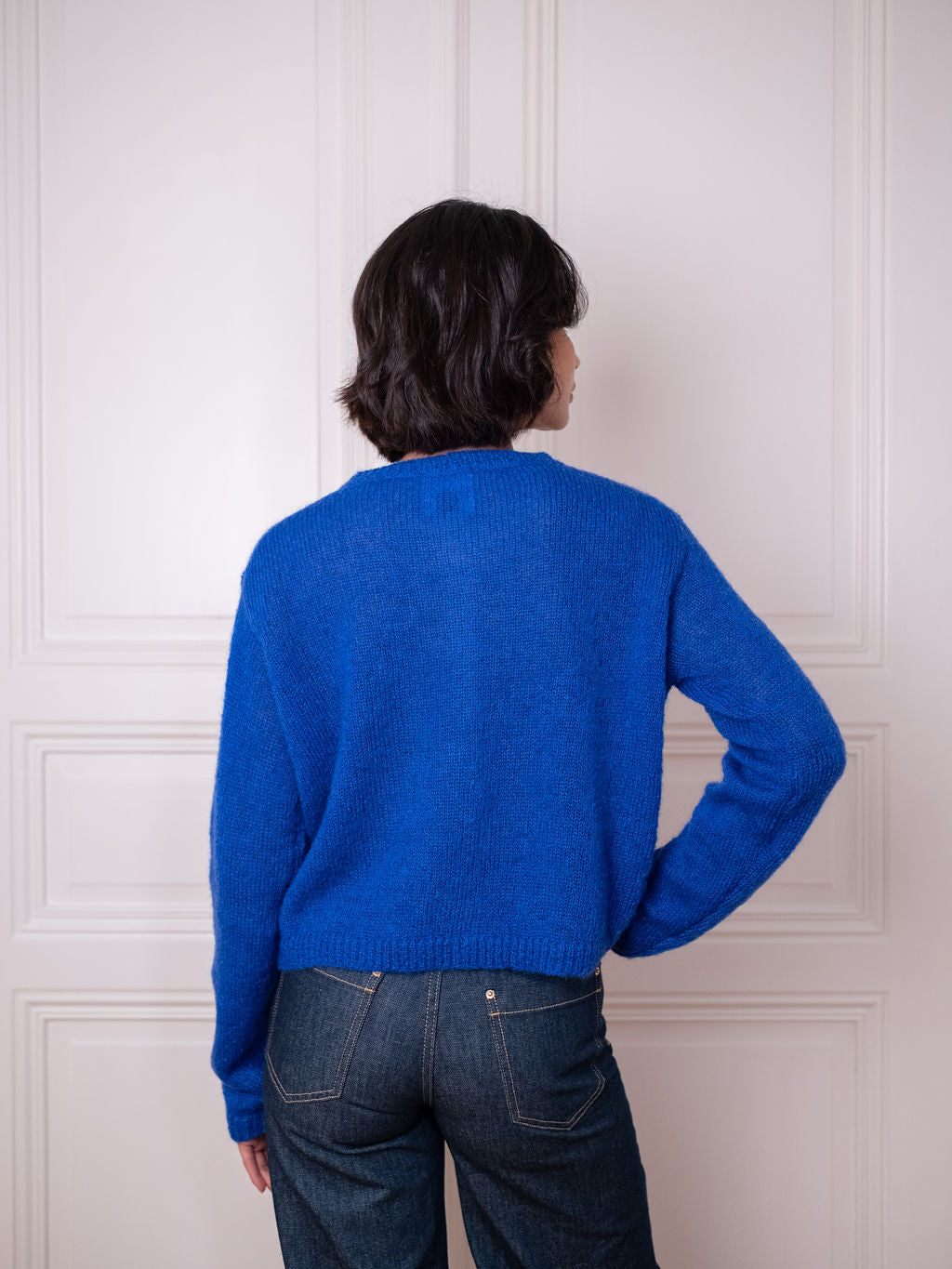 Cardigan O - Blue Boost