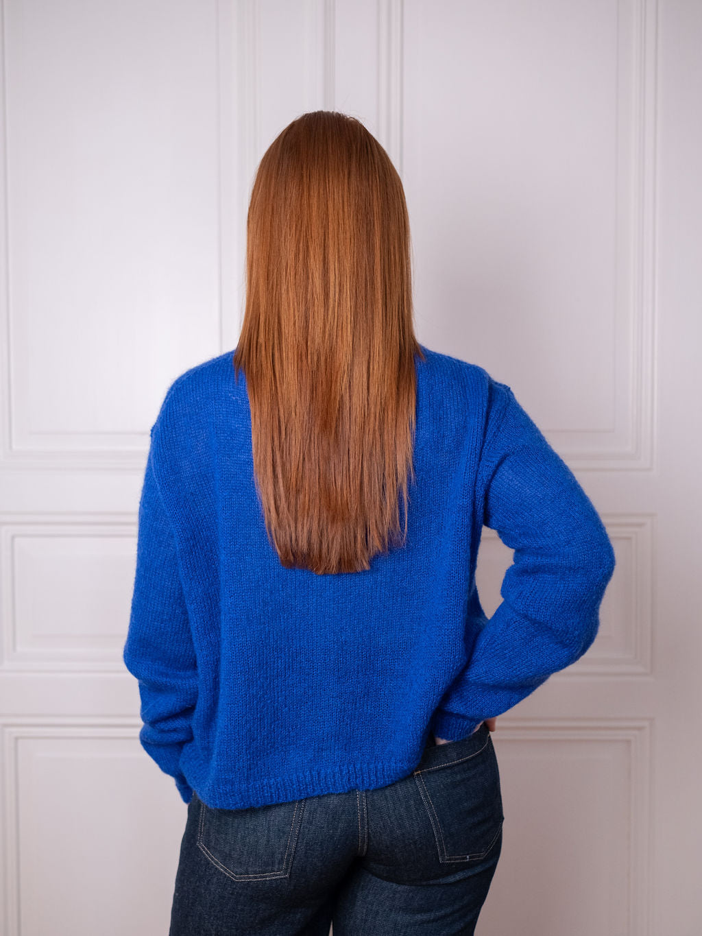 Cardigan O - Blue Boost