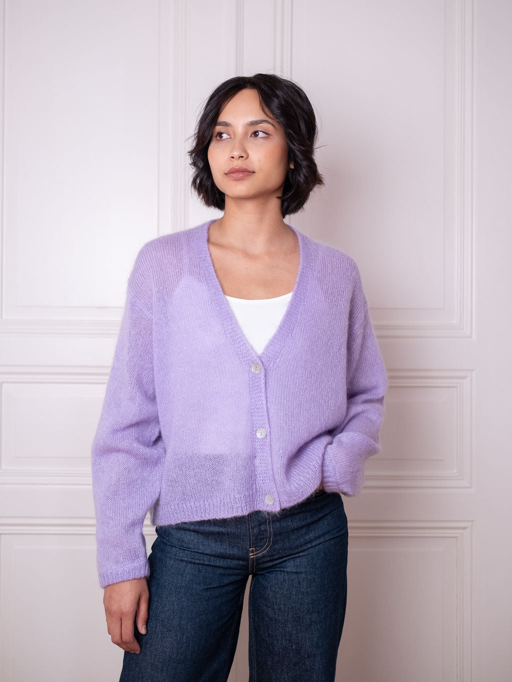 Cardigan V - Lavender Lush