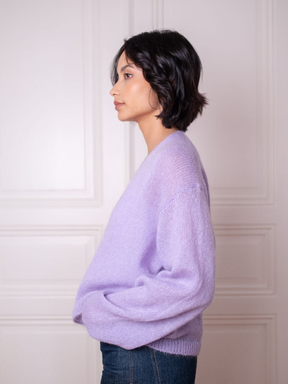Cardigan V - Lavender Lush