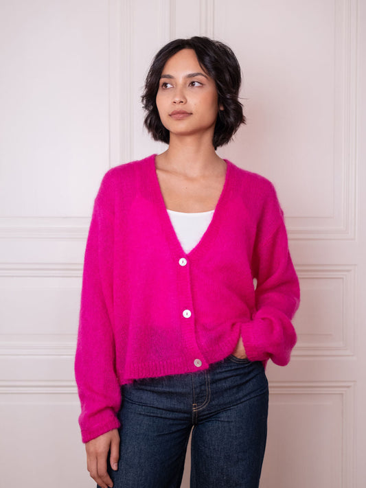 Cardigan V - Think Pink