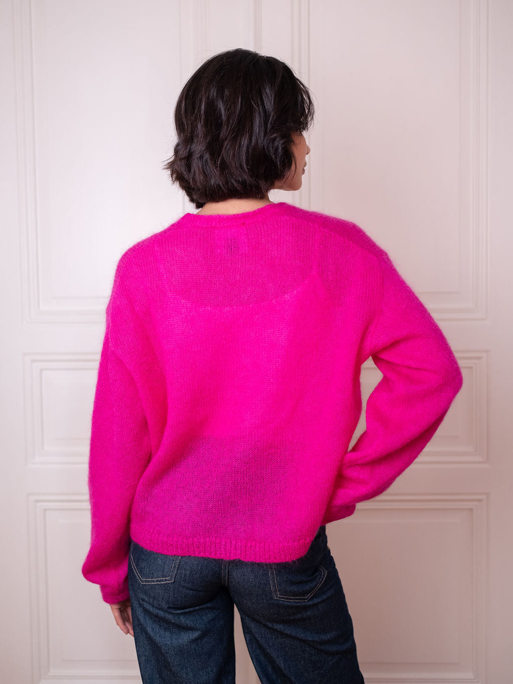 Cardigan V - Think Pink
