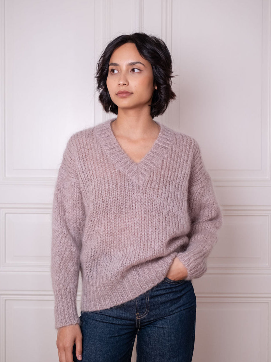 Chunky Sweater V - Nutty Nudge