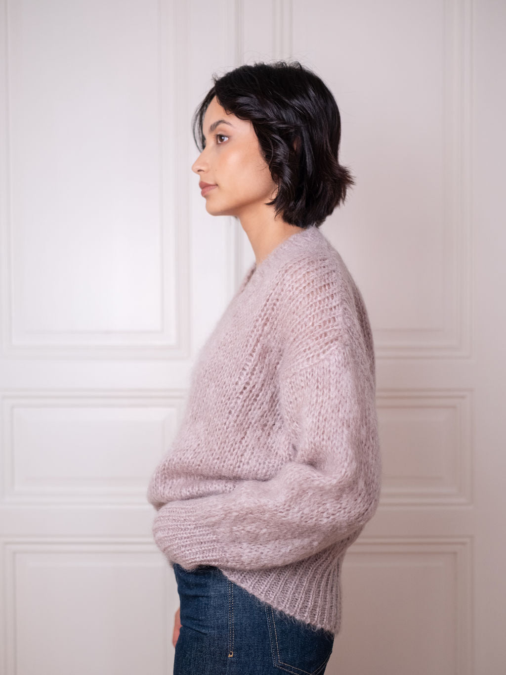 Chunky Sweater V - Nutty Nudge