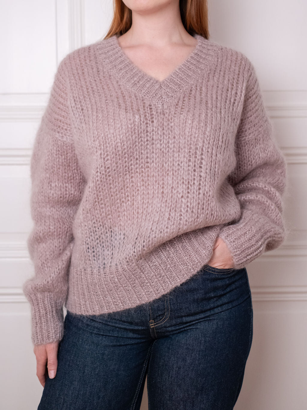 Chunky Sweater V - Nutty Nudge
