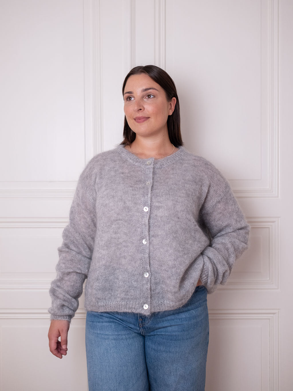 Cardigan O - Grey Day