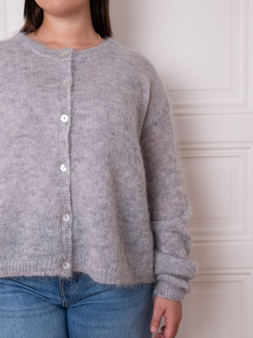 Cardigan O - Grey Day