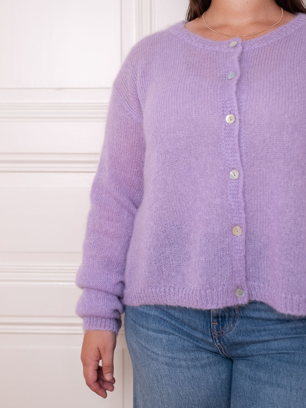 Cardigan O - Lavender Lush