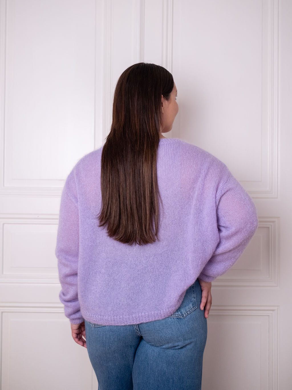 Cardigan O - Lavender Lush