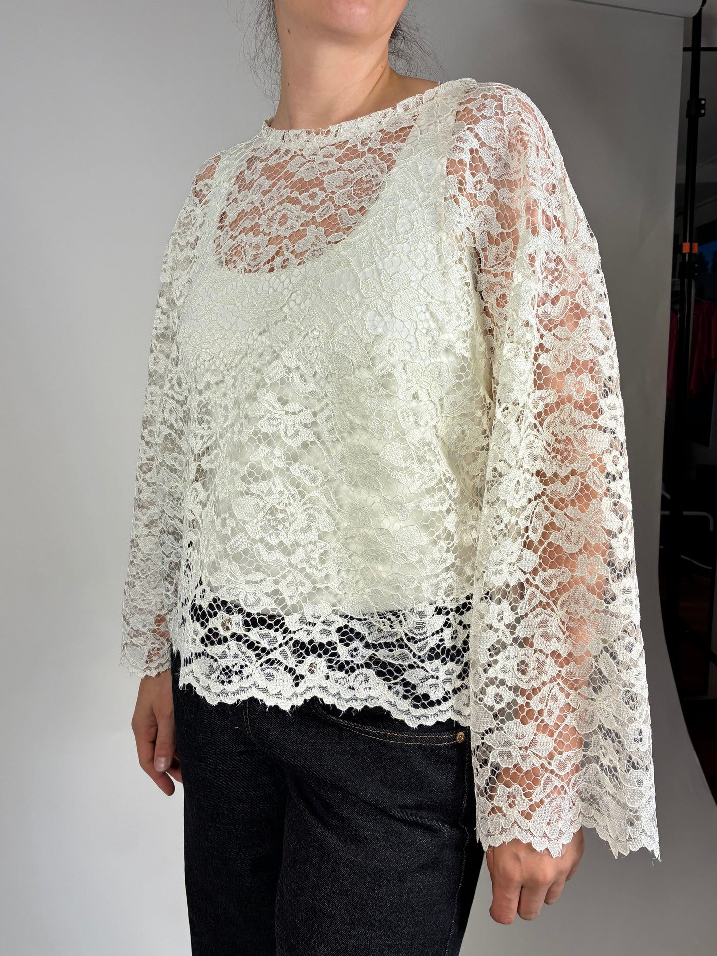 Relaxed Lace Long Sleeve — Soft Hug