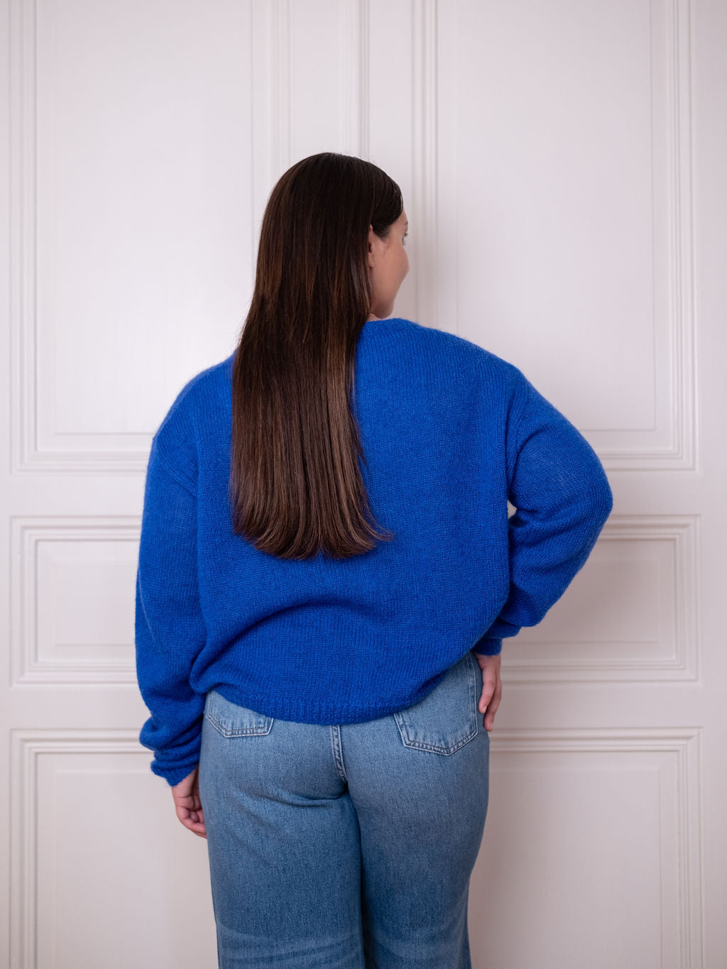 Cardigan O - Blue Boost