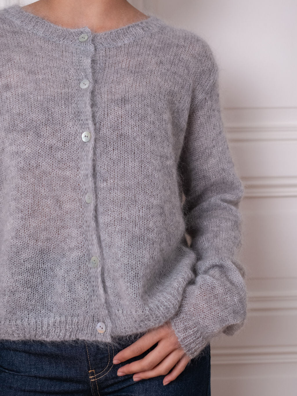 Cardigan O - Grey Day