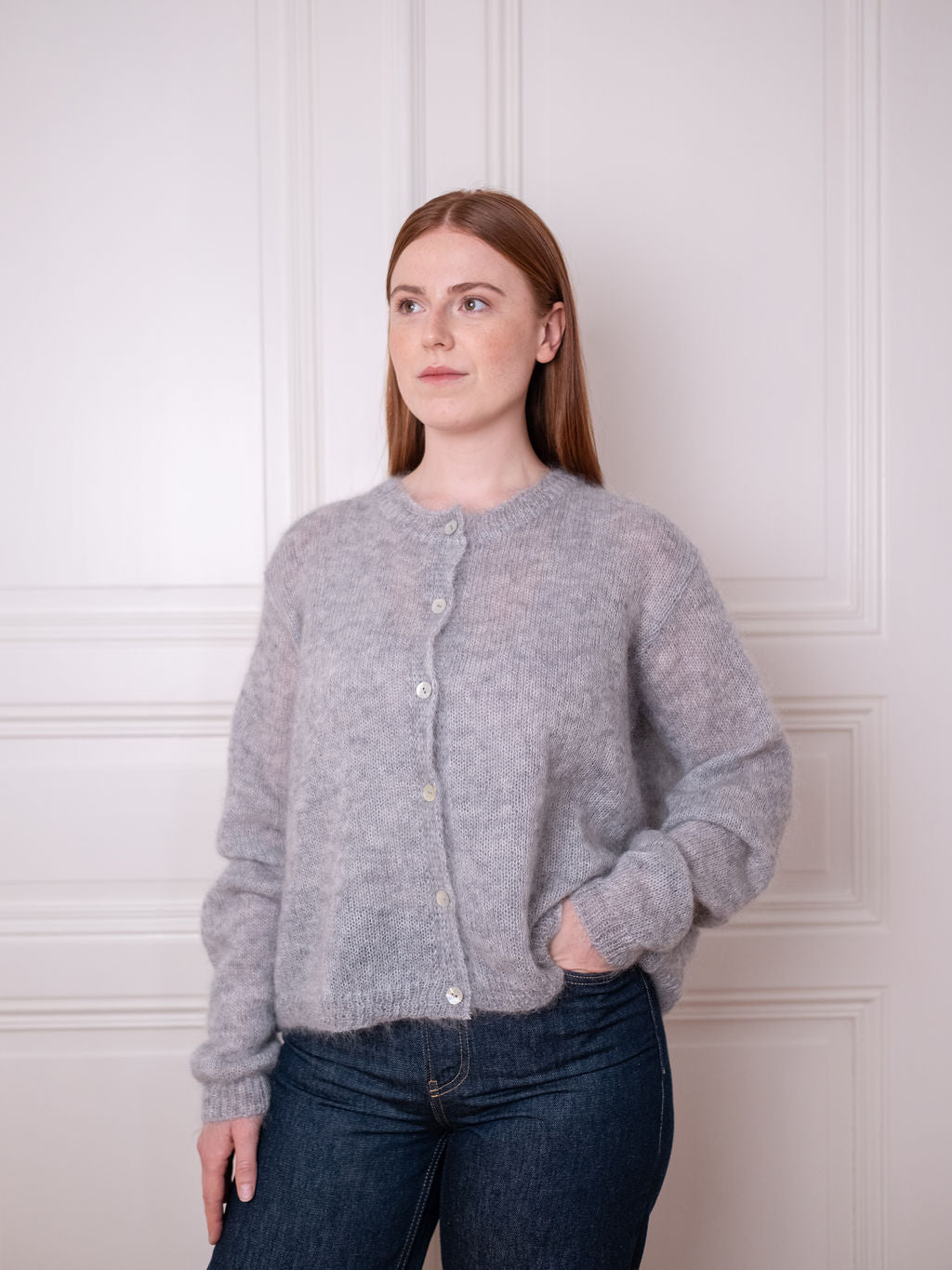 Cardigan O - Grey Day