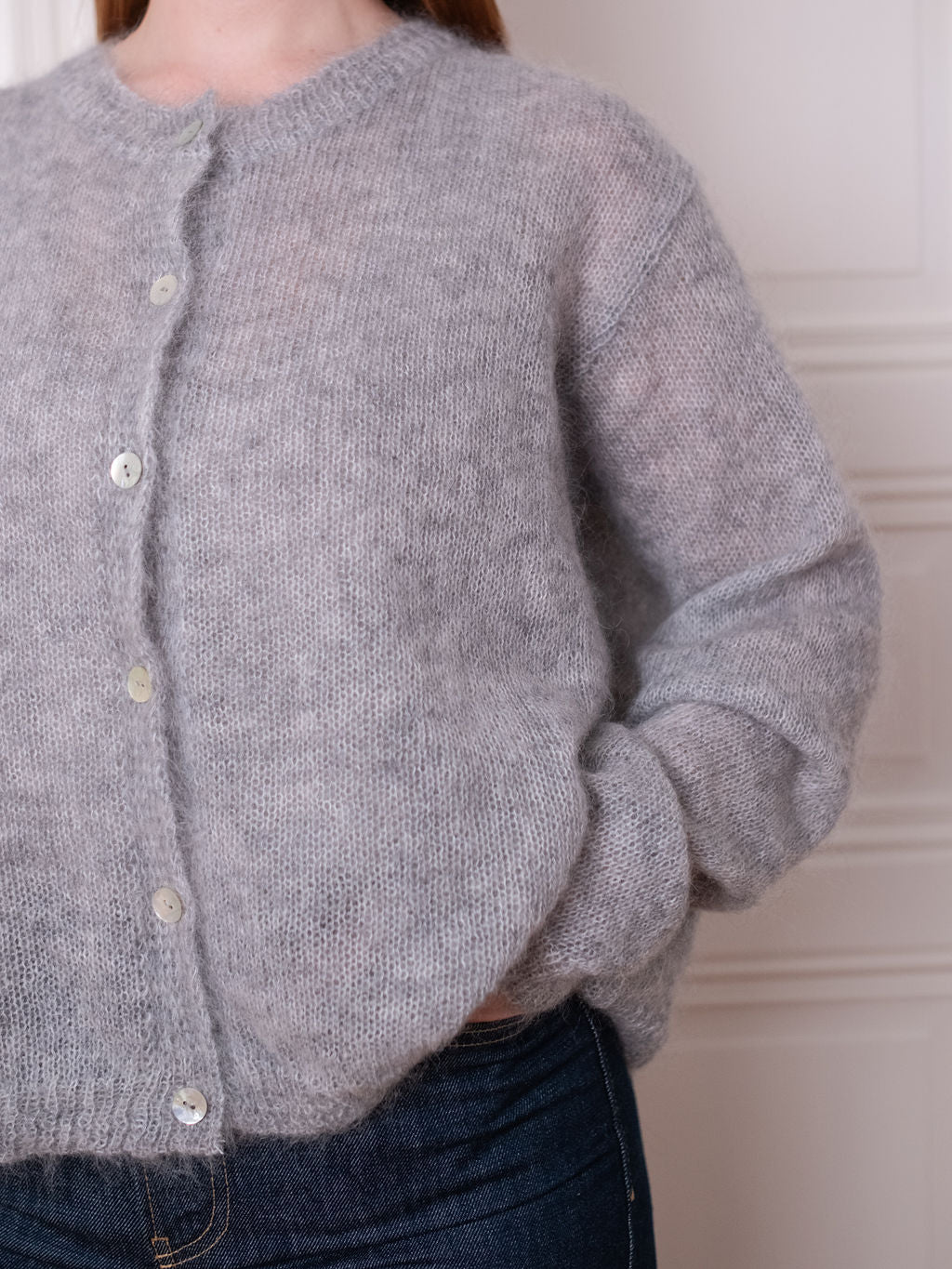 Cardigan O - Grey Day