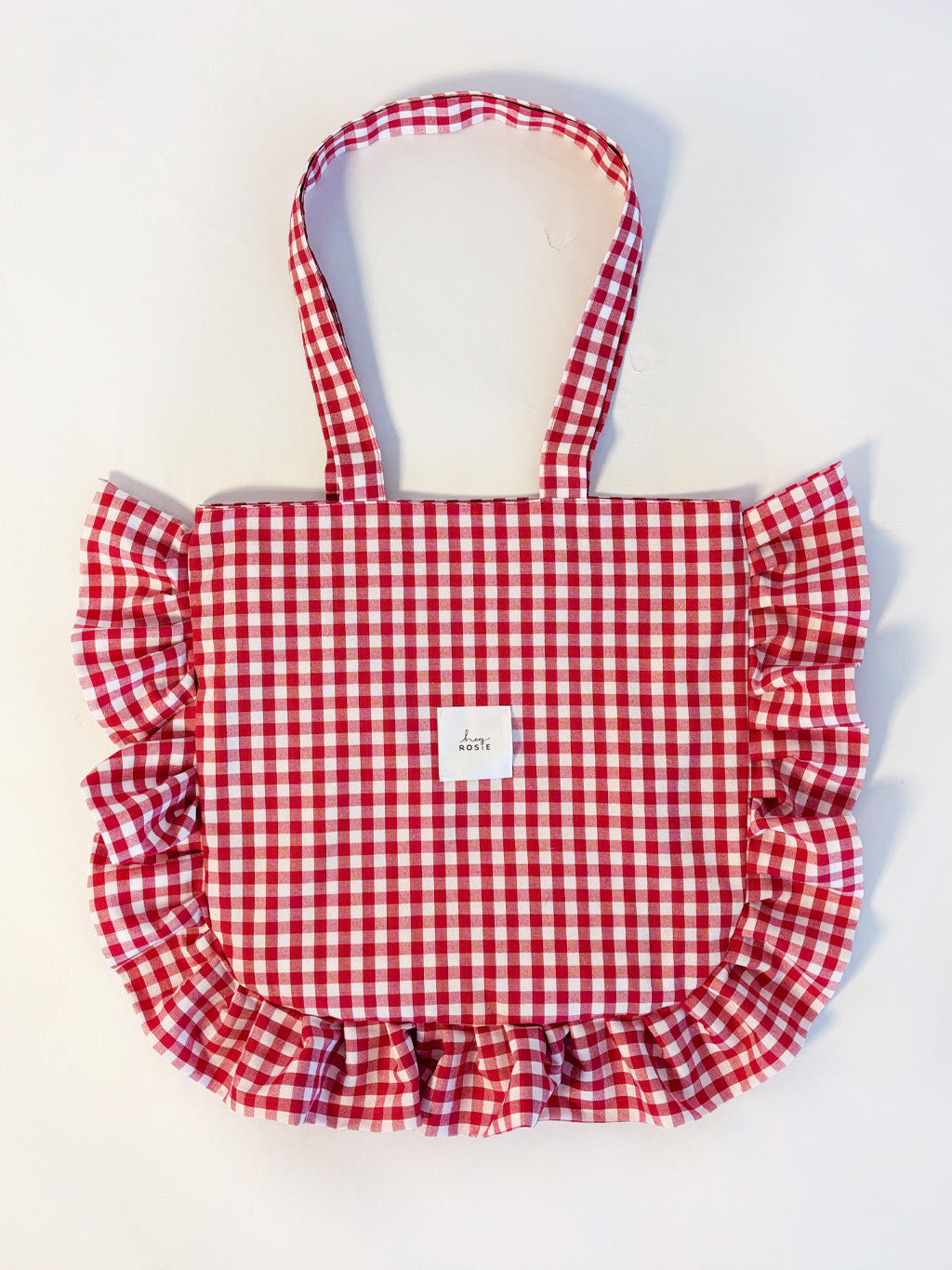 Checked Ruffle Bag - Just Love