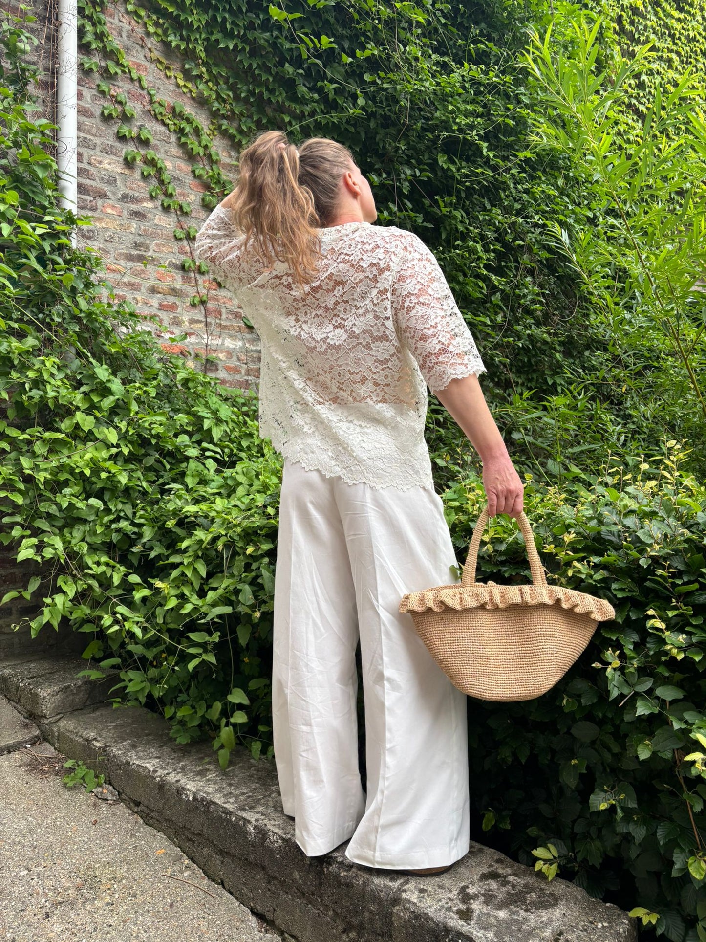 Relaxed Lace T-Shirt — Soft Hug