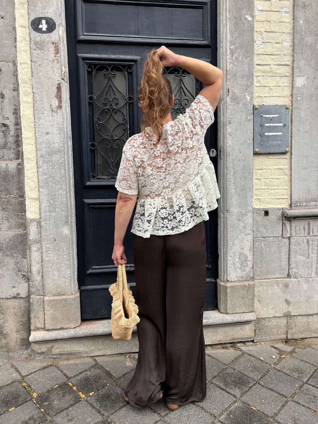 Lace Peplum Top — Soft Hug