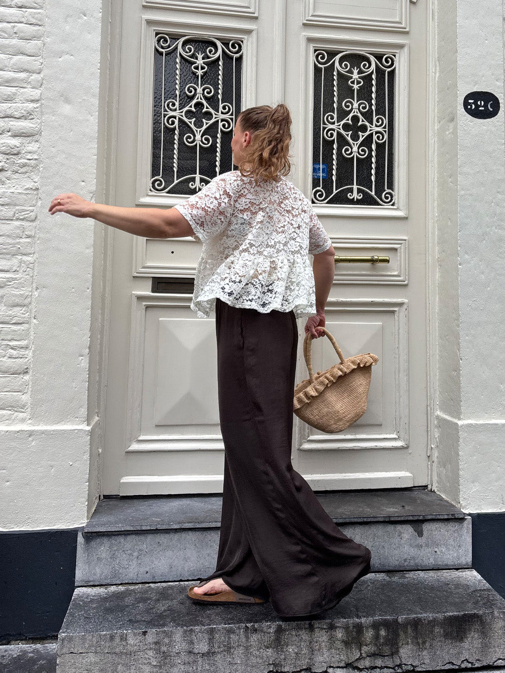 Lace Peplum Top — Soft Hug