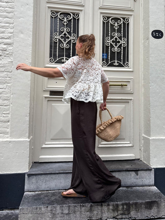 Lace Peplum Top — Soft Hug
