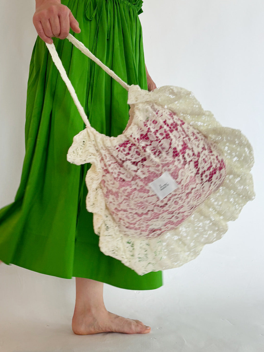 Lace Ruffle Bag - Soft Hug