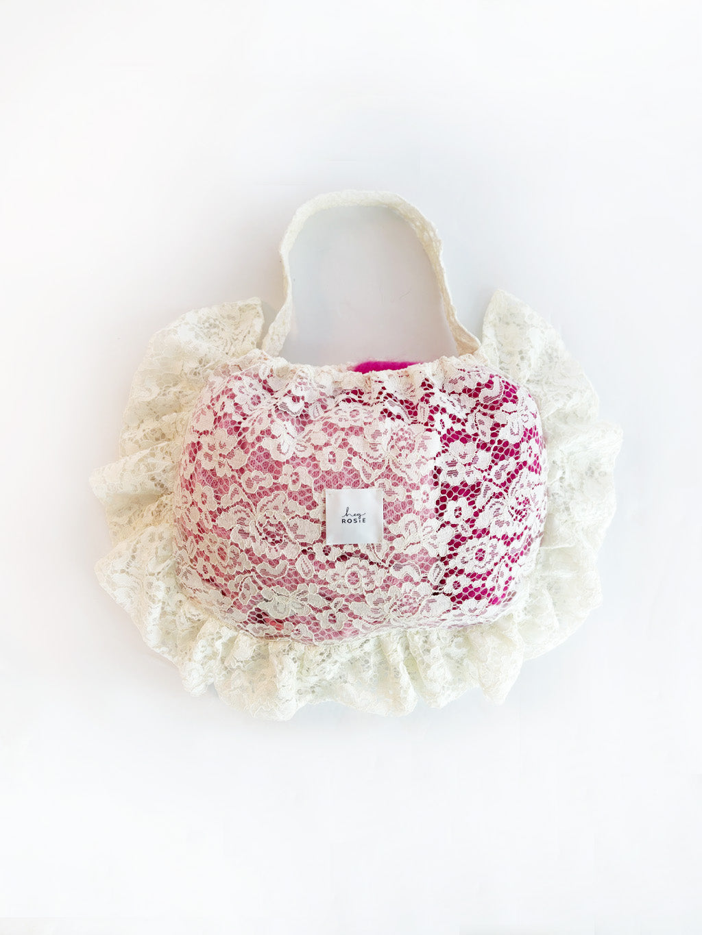 Lace Ruffle Bag - Soft Hug