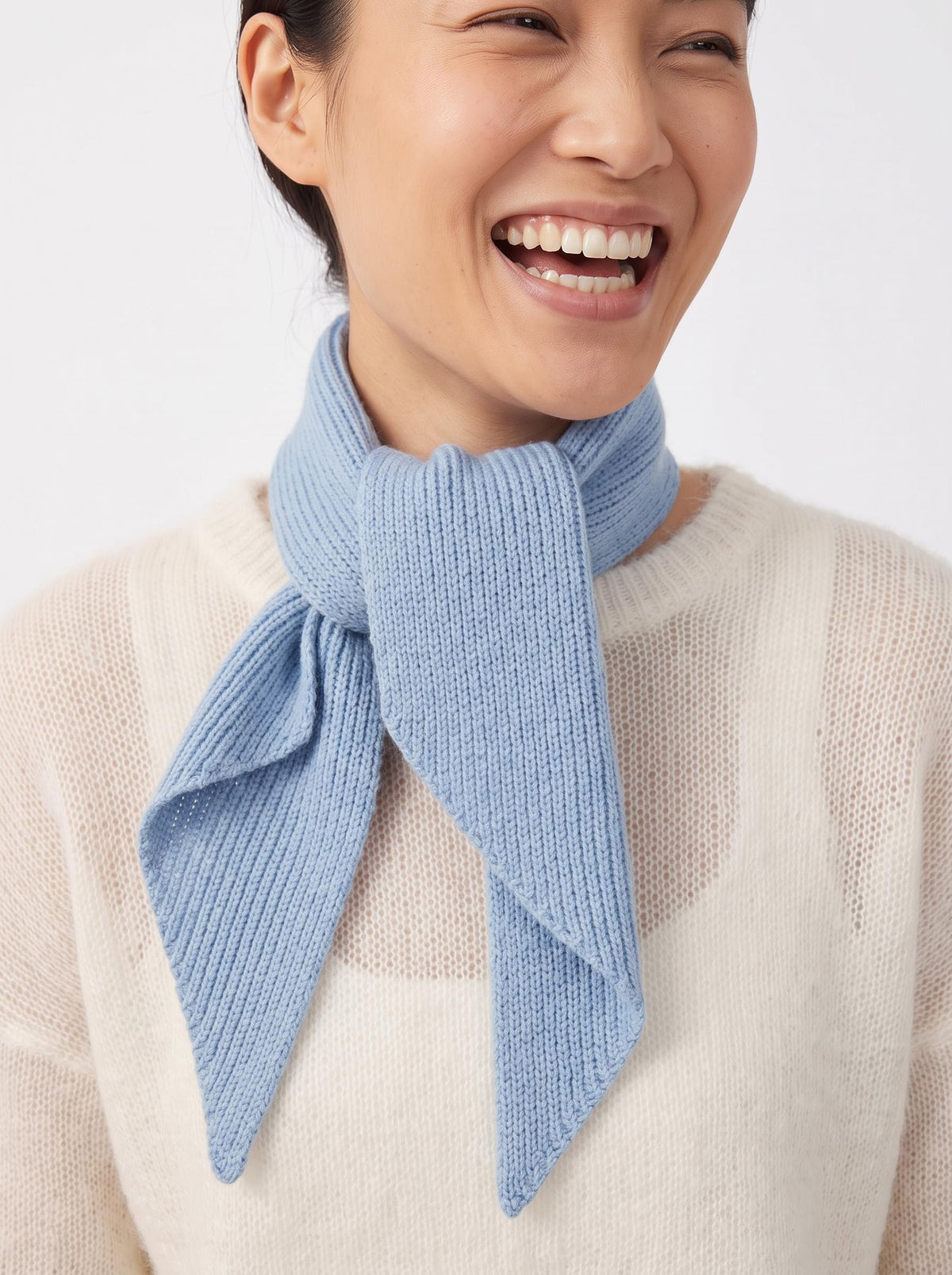 Petite Scarf — Misty Sky