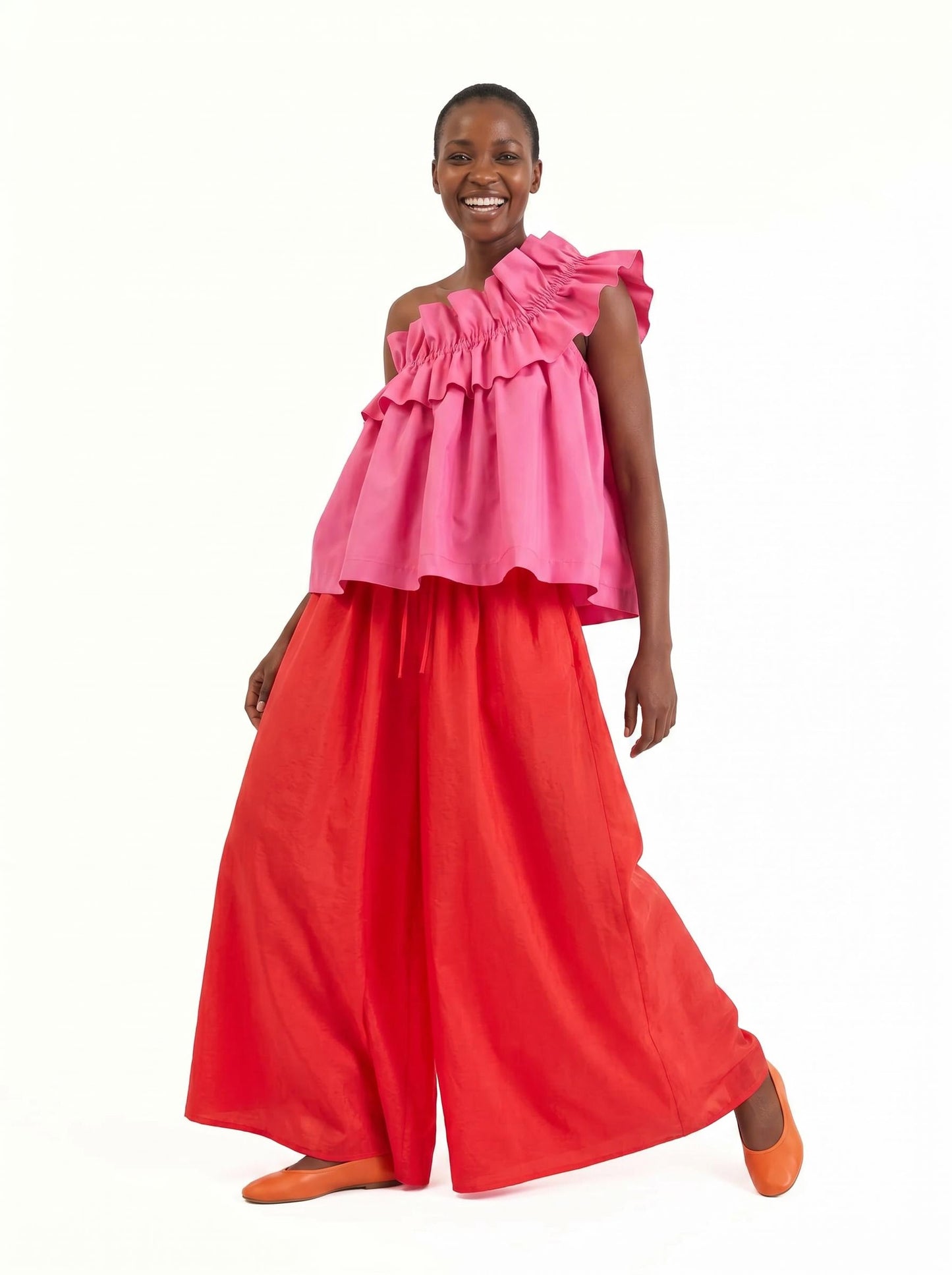 Adjustable Ruffle Top — Happy Vibe