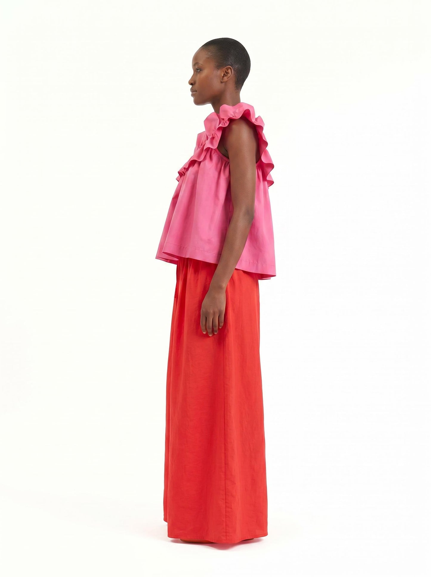 Adjustable Ruffle Top — Happy Vibe