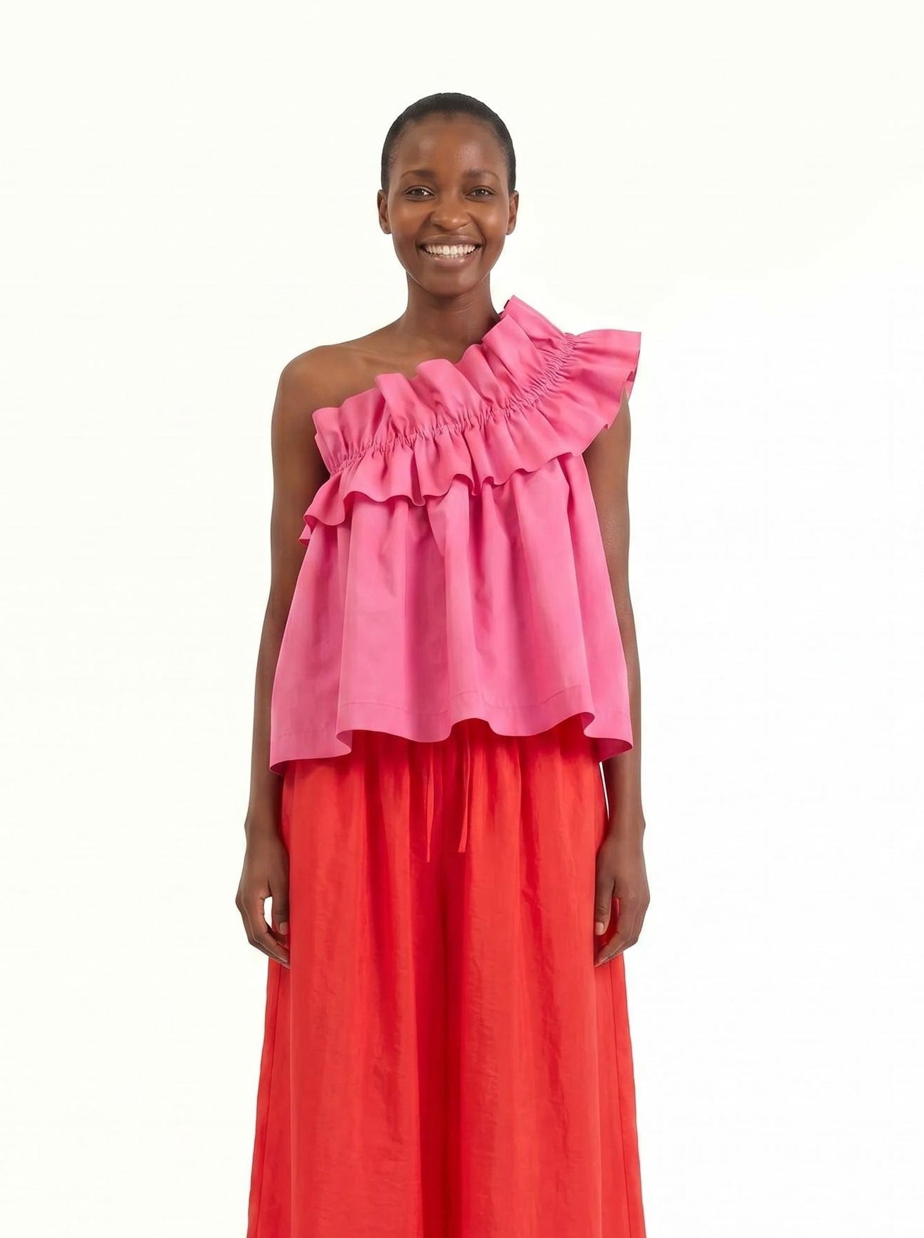 Adjustable Ruffle Top — Happy Vibe