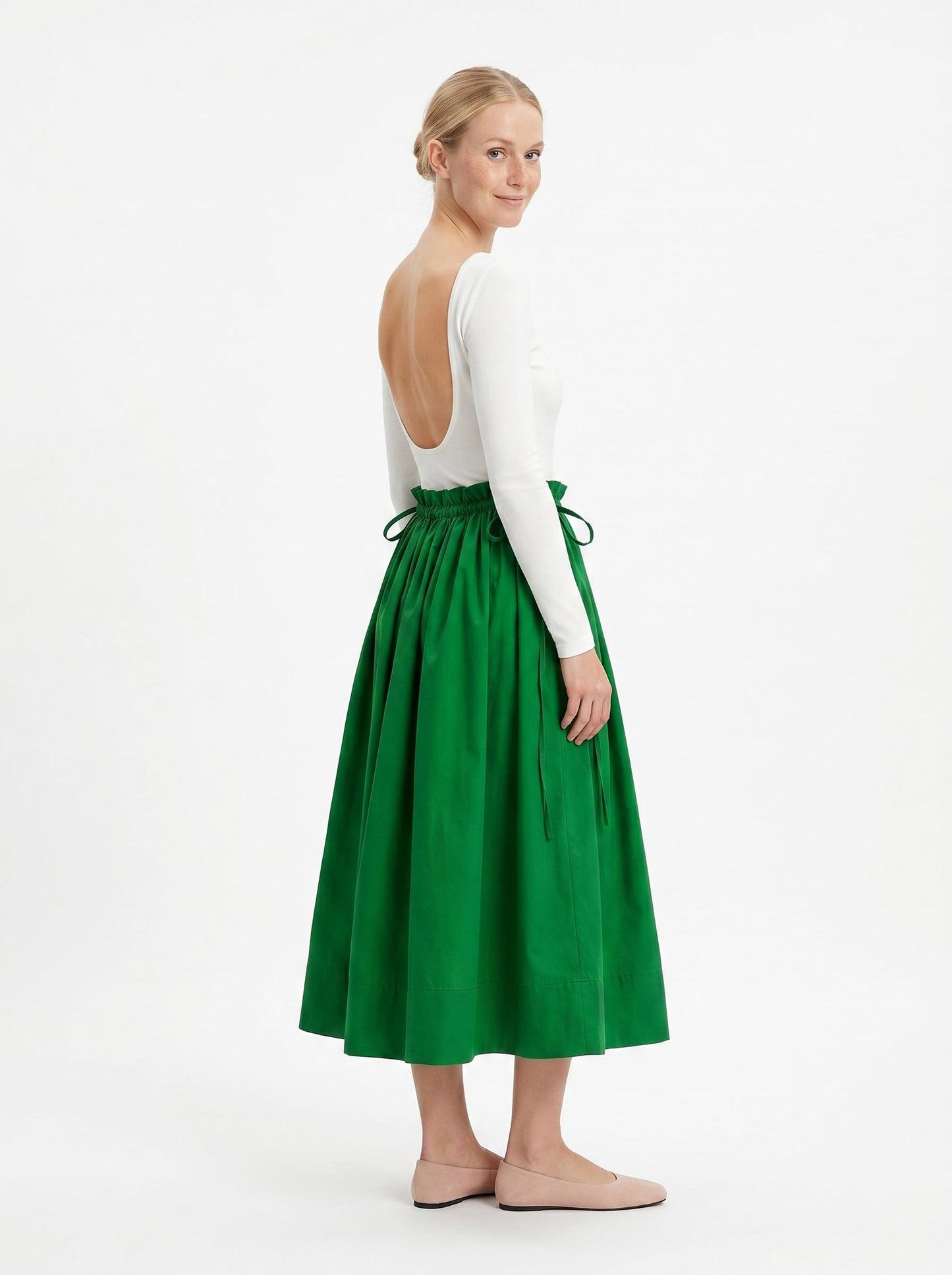 Adjustable Tie Midi Skirt - Unstoppable