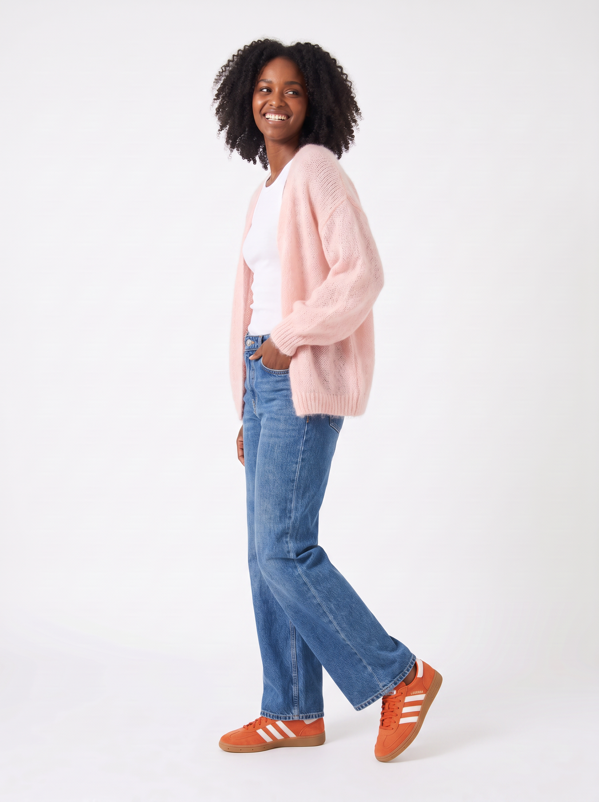 Balloon Sleeve Open Cardigan — Hello Babe