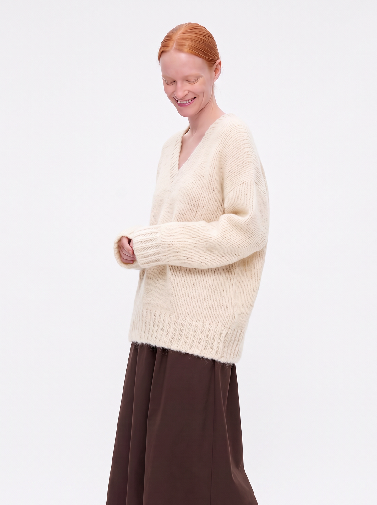 Chunky Sweater V — Soft Hug