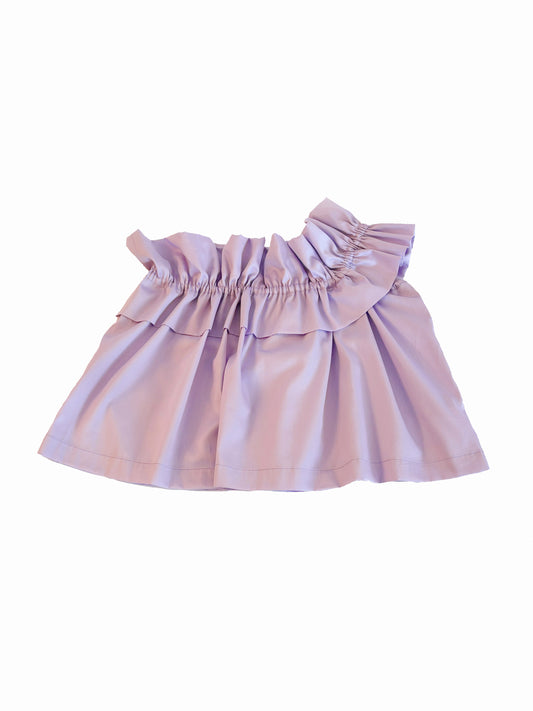 Adjustable Ruffle Top — Lavender Lush