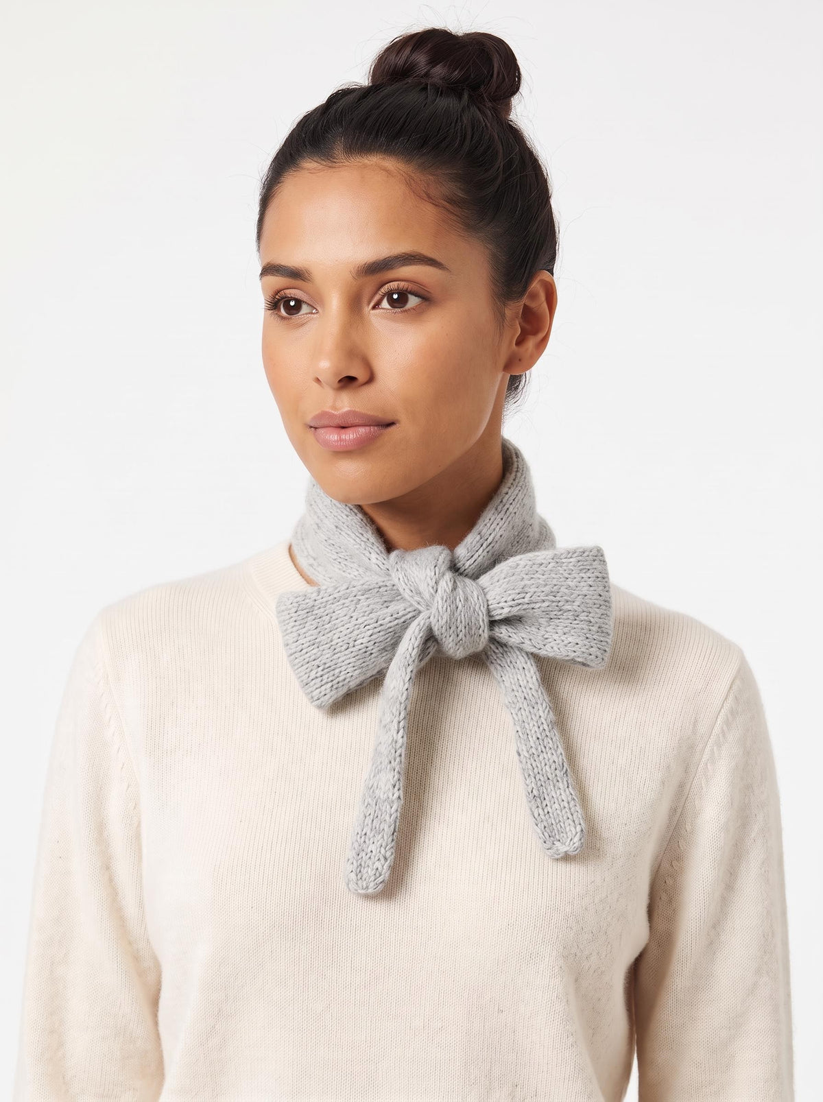 Skinny Scarf - Grey Day