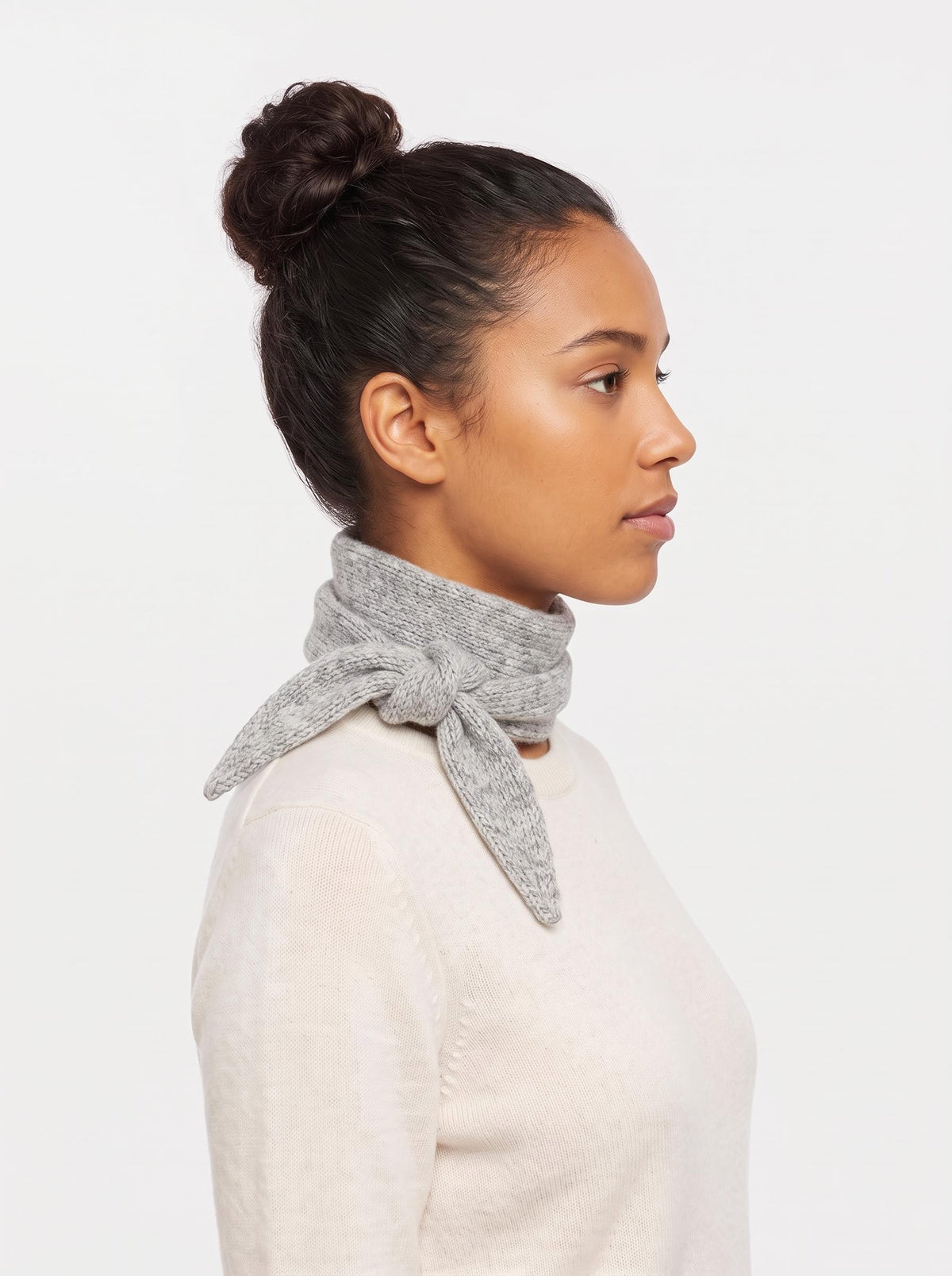 Skinny Scarf - Grey Day
