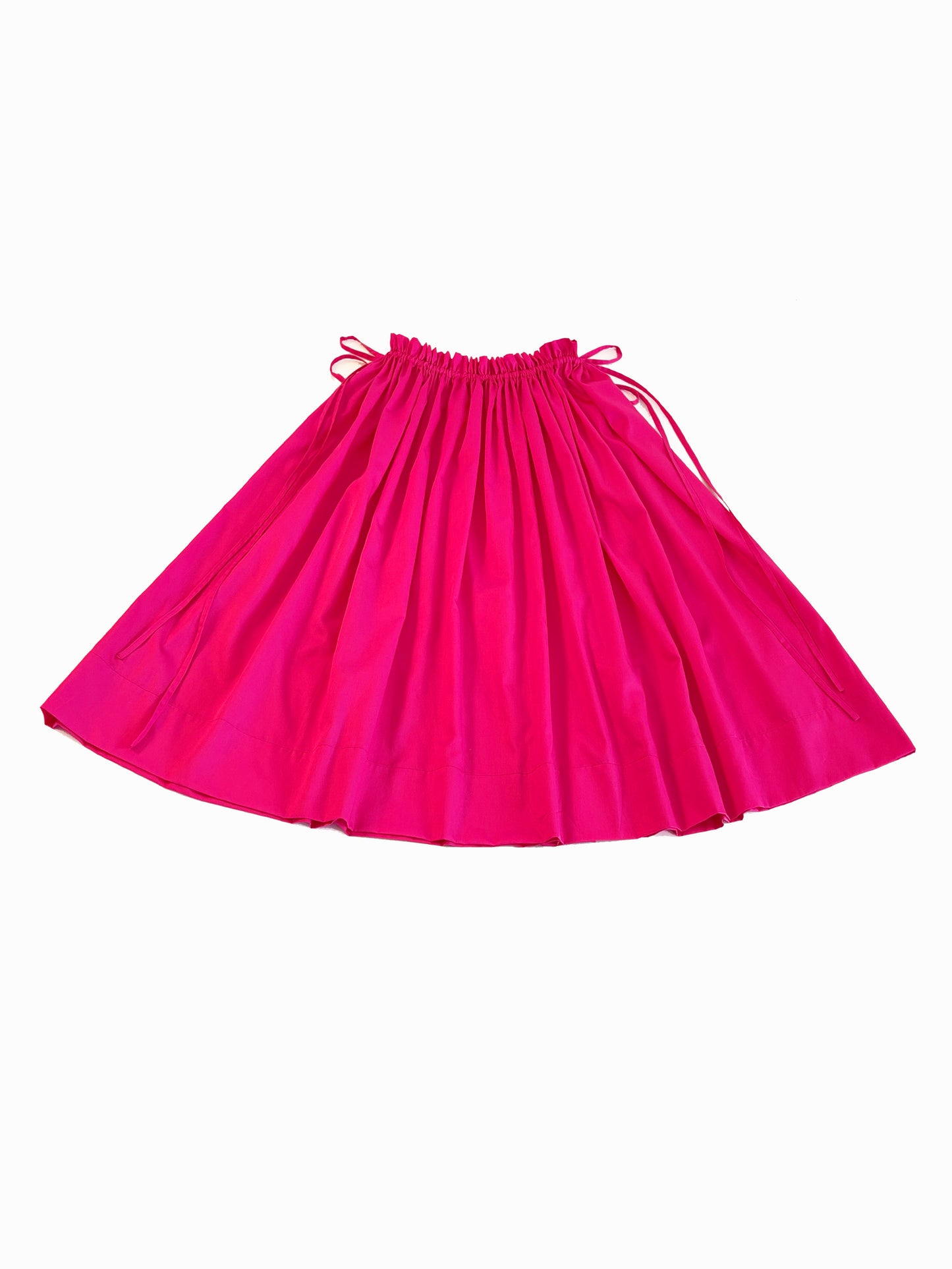 Adjustable Tie Midi Skirt — Think Pink