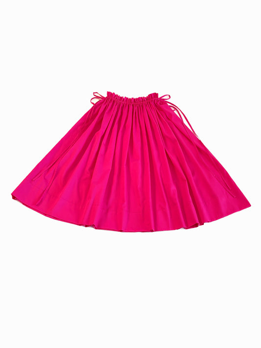 Adjustable Tie Midi Skirt — Think Pink